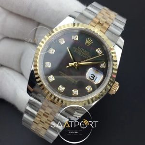 DateJust 36 116234 GMF 11 Best Edition YG Wrapped MOP Dial Diamonds Markers on SSYG Jubilee Bracelet A3235