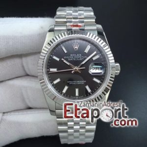 DateJust 36 SS 126234 GMF 11 Best Edition 904L Steel Black Dial Stick Markers on Jubilee