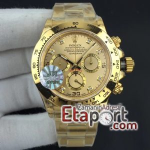 Daytona JHF 11 Best Edition YG Plated Case and Bracelet On Yellow Gold Dial A7750