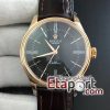 Rolex Cellini Time RG MKF 3132 Super Clone Eta Mekanizma Siyah Kadran Deri Kordon