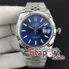 Rolex DateJust 41 mm 126334  REF Best Edition Blue Dial Stick Markers on Jubilee