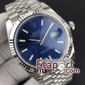 Rolex DateJust 41 mm 126334 REF Best Edition Blue Dial Stick Markers on Jubilee