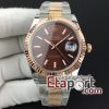 Rolex DateJust II 41mm GMF 11 Best Edition RG Wrapped Brown Sticks Dial on SSYG Oyster Bracelet