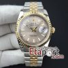 Rolex DateJust 36 mm GMF Best Edition YG Wrapped Silver Dial on Jubilee Super Clone Eta