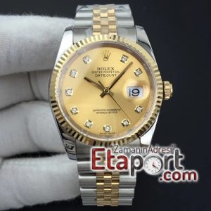 Rolex Eta saat DateJust 36 mm 116234 Jübile Kordon Gold Kasa
