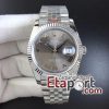 Rolex DateJust 36 904L Steel Gray Dial Roman Markers Super Clone Eta