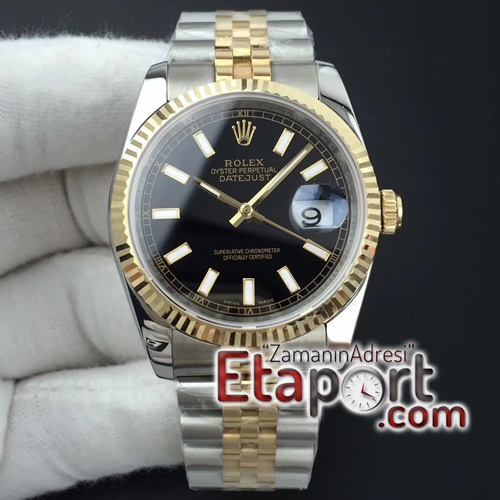 Rolex eta saat DateJust 36 116234 GMF Best Edition Wrapped Black (1)