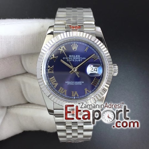 Rolex eta saat DateJust 36 126234 GMF Best Edition 904L Steel Blue Dial Roman Marker
