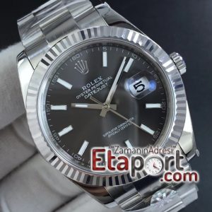 Rolex eta saat DateJust 41 mm 126334 ARF 11 Best Edition 904L Steel Gray Dial on Oyster Bracelet