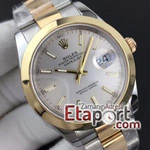 Rolex noob 3235 swiss clon DateJust II 41mm YG Wrapped Silver Sticks Dial on Oyster