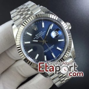 Rolex super clon DateJust 41 126334 904L SS DJF 11 Best Edition Blue Dial