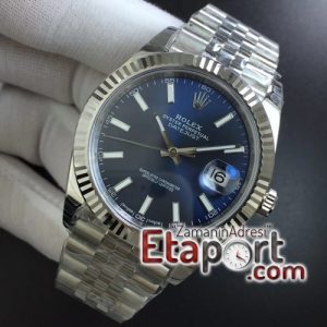 Rolex super clon DateJust 41 126334 904L SS DJF 11 Best Edition Blue Dial