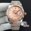 Rolex Super Clon DateJust II 41mm GMF 11 Best Edition RG Wrapped Pink Diamond Dial on SSYG Oyster 3535 Clone Eta