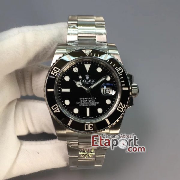 Eta Saatler ARF Submariner Super Clone 2836 Eta Mekanizma 904L Çelik Kasa Ve Kordon