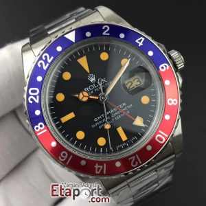 GMT-Master 1675 BlueRed Bezel BP Maker Vintage Markes Black Dial 2836