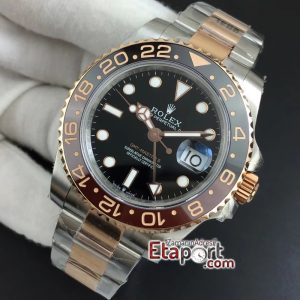 Rolex 2836 Swiss GMT-Master II CHNR BlackBrown Ceramic Bezel GMF 11 Best Edition on SSRG Bracelet 2836 Super Clone Eta Mekanizma