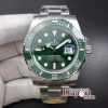 Rolex 3135 Submariner LV Green Ceramic And Green Dial 904L Steel Super Clone Eta Mechanism