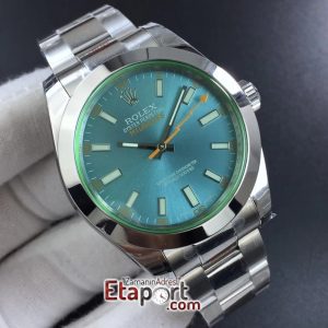 Rolex Milgauss GV Real Green Sapphire DJF 1-1 Best Edition Blue Dial on Super Clone 2836 Eta Mechanism 904L Steel