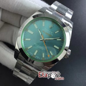 Rolex Milgauss GV Real Green Sapphire DJF 1-1 Best Edition Blue Dial on Super Clone 2836 Eta Mechanism 904L Steel