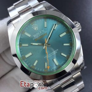 Rolex Milgauss GV Real Green Sapphire DJF 1-1 Best Edition Blue Dial on Super Clone 2836 Eta Mechanism 904L Steel